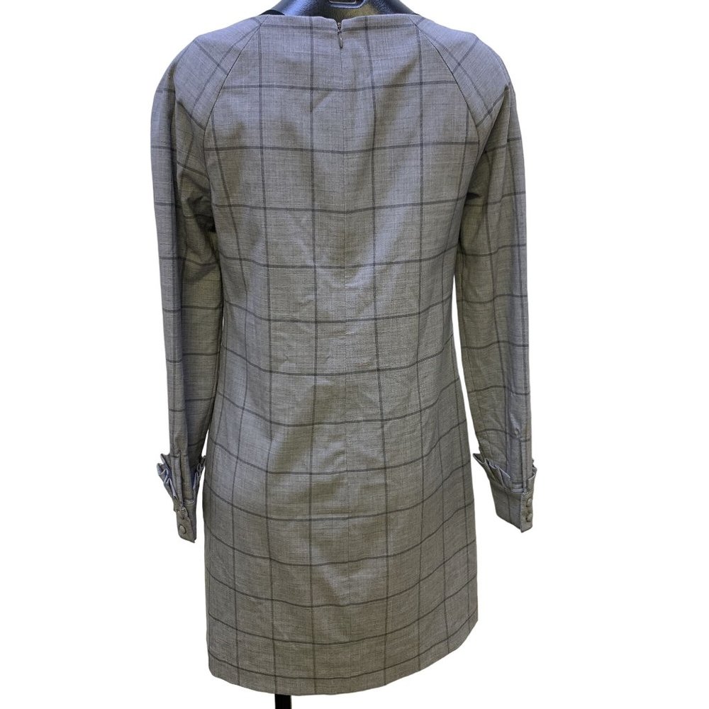 *NWT Banana Republic Gray Print Dress Size 4 - Picture 3 of 5